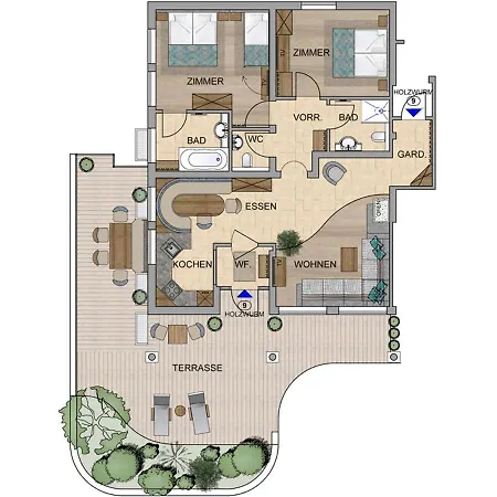 Apartment Schedererhaus *