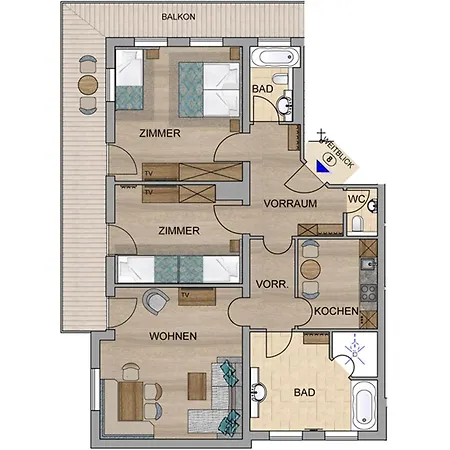 Appartamento Schedererhaus *